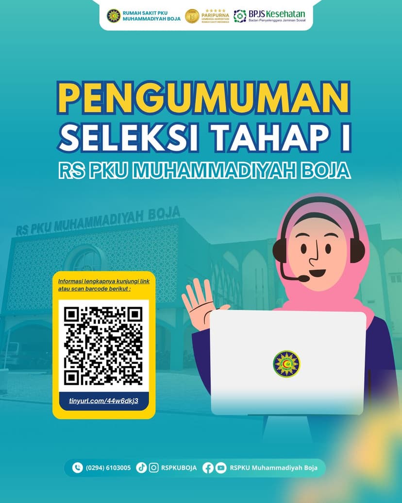 PENGUMUMAN HASIL TES SELEKSI TAHAP 1